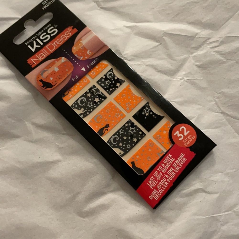 Disappearing cat kiss nail wraps retired halloween clearance sale - Picture 2 of 3